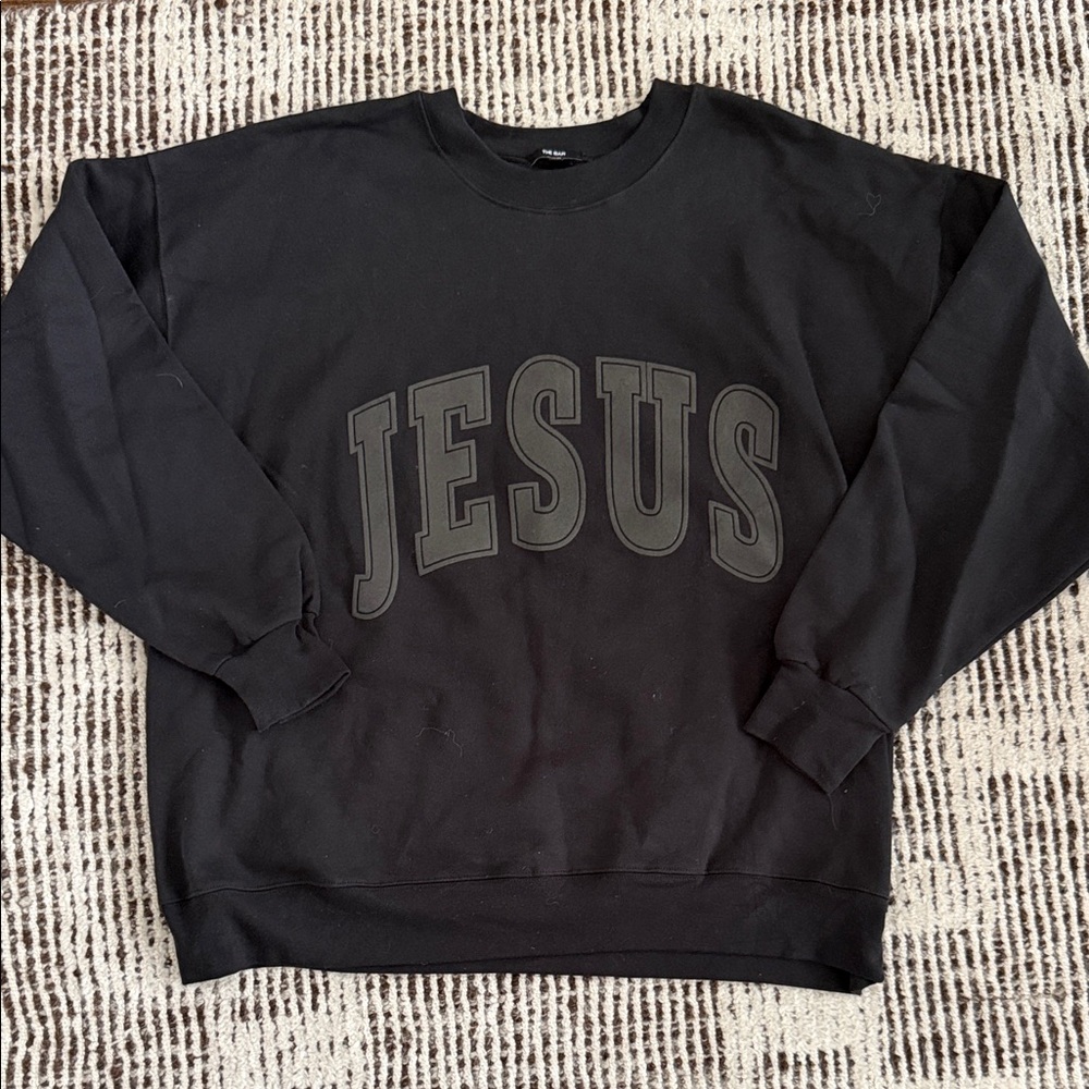 The Bar Varsity Crewneck Jesus Sweatshirt